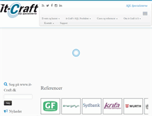 Tablet Screenshot of it-craft.dk